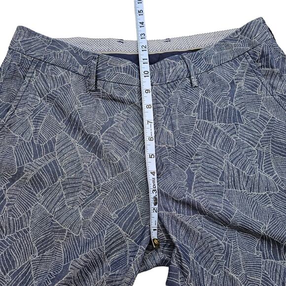 Bonobos Pants Mens Size 33 x 30 Slim Fit Blue Tropical Leaf Print Limited - Picture 16 of 16